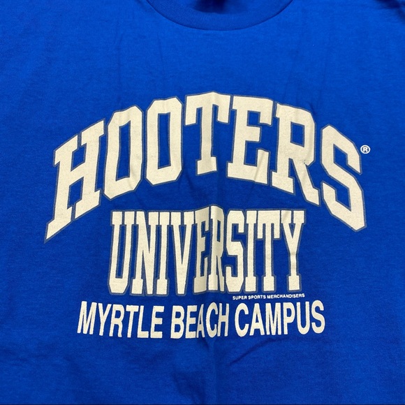 VTG 90’s Hooters University Myrtle Beach Campus Short Sleeve T-Shirt Size XL - Picture 2 of 3